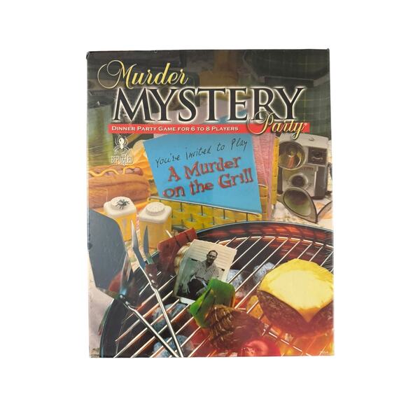 Bepuzzled Murder Mystery Party a Murder on the Grill 2003 New Sealed - Picture 1 of 3